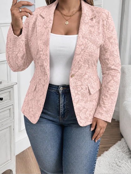 Blazer Donna Aderente Fantasia Paisley Ufficio