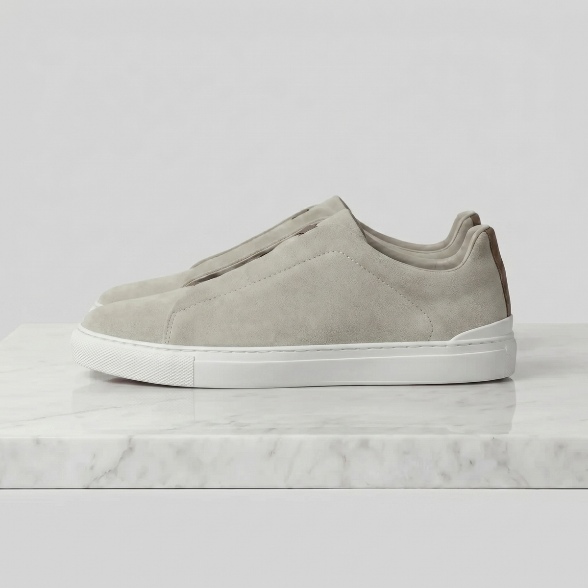 Sneakers Uomo Basse con Lacci Elastici
