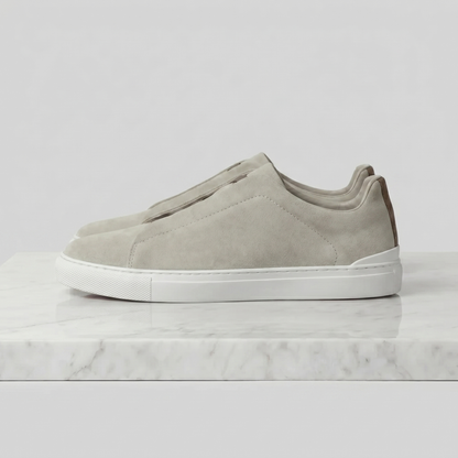 Sneakers Uomo Basse con Lacci Elastici