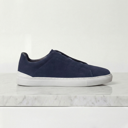 Sneakers Uomo Basse con Lacci Elastici