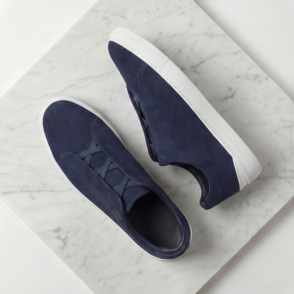 Sneakers Uomo Basse con Lacci Elastici