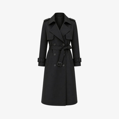 Trench Donna Oversize Doppiopetto con Cintura