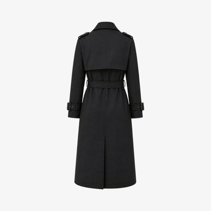 Trench Donna Oversize Doppiopetto con Cintura