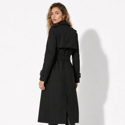 Trench Donna Oversize Doppiopetto con Cintura