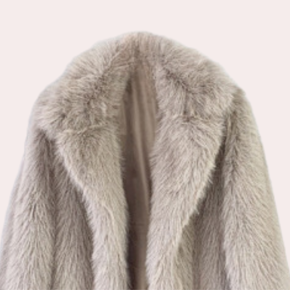 Cappotto Teddy Donna Lungo Aperto Vestibilità Morbida