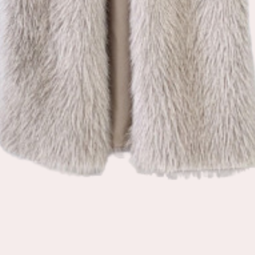Cappotto Teddy Donna Lungo Aperto Vestibilità Morbida