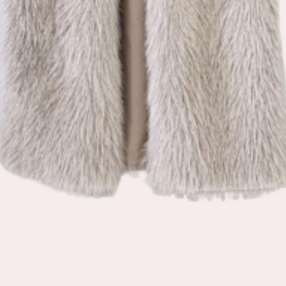 Cappotto Teddy Donna Lungo Aperto Vestibilità Morbida