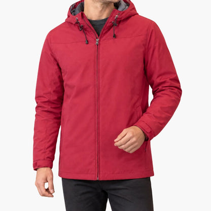 Giubbotto Uomo con Cappuccio e Zip Coulisse