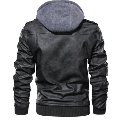 Giacca Uomo con Cappuccio Integrato e Tasche Zip